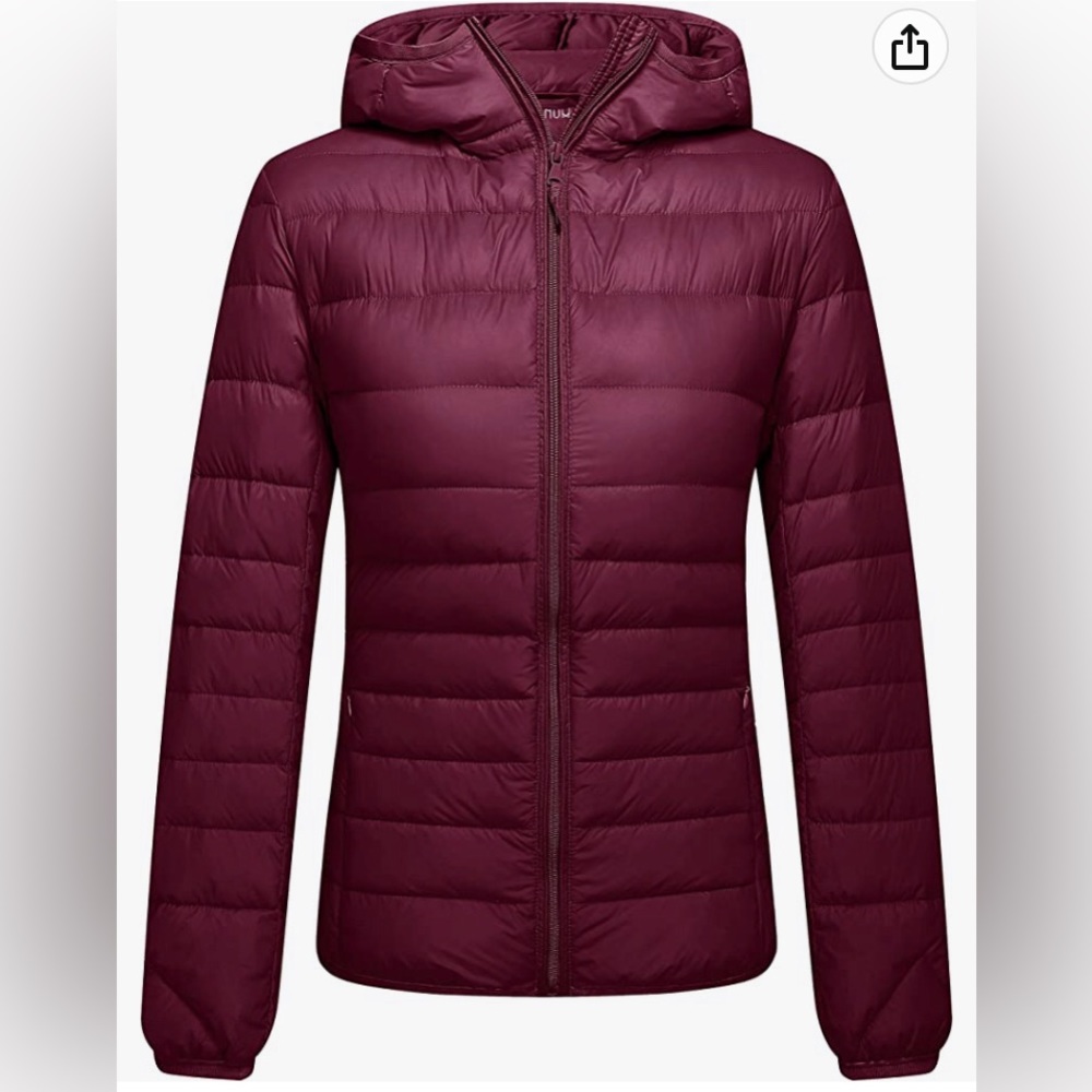 Lightweight Packable Women’s Down Jacket Hoodie